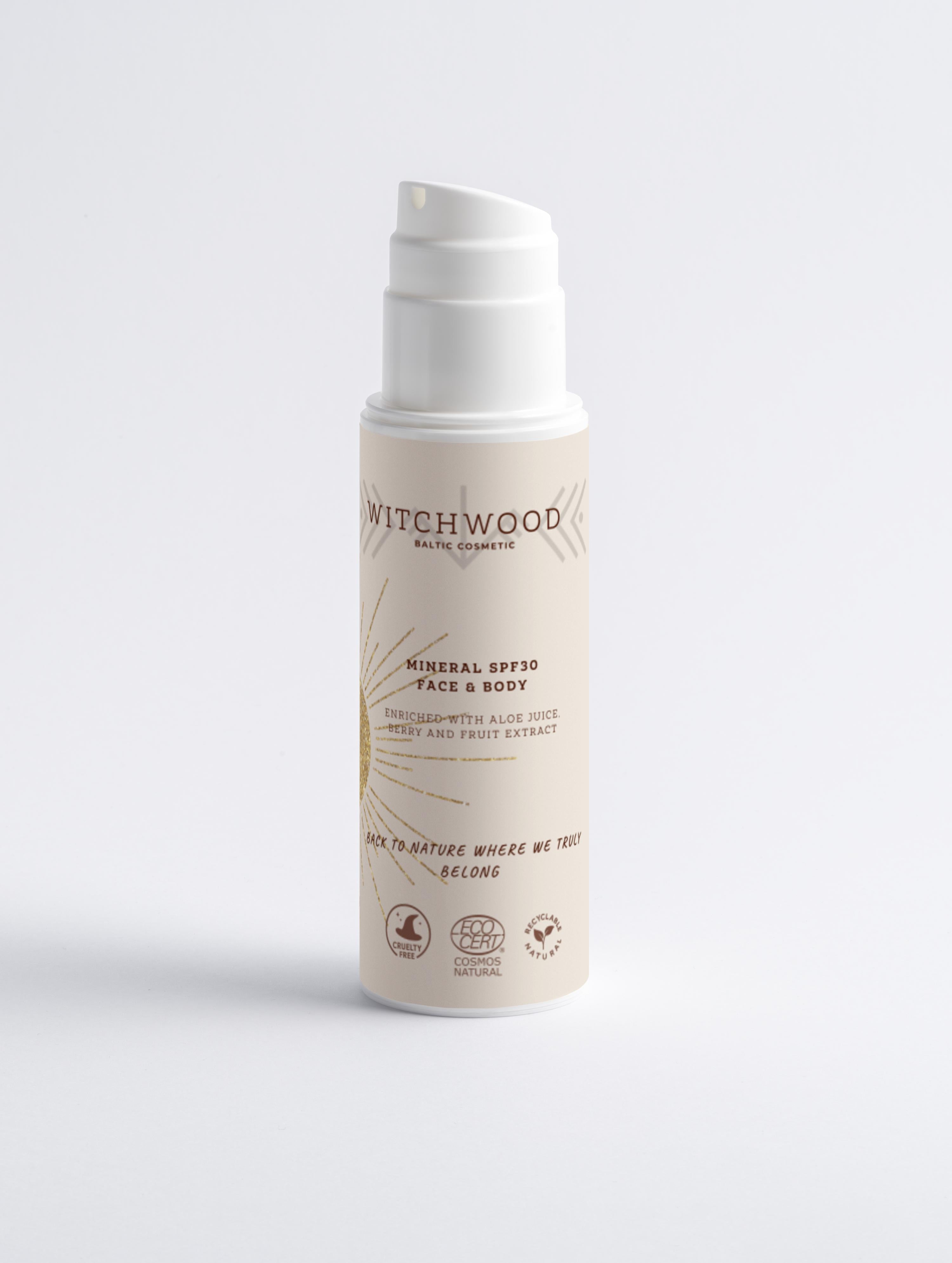 Mineral Sunscreen SPF30|Face & Body - WITCHWOOD